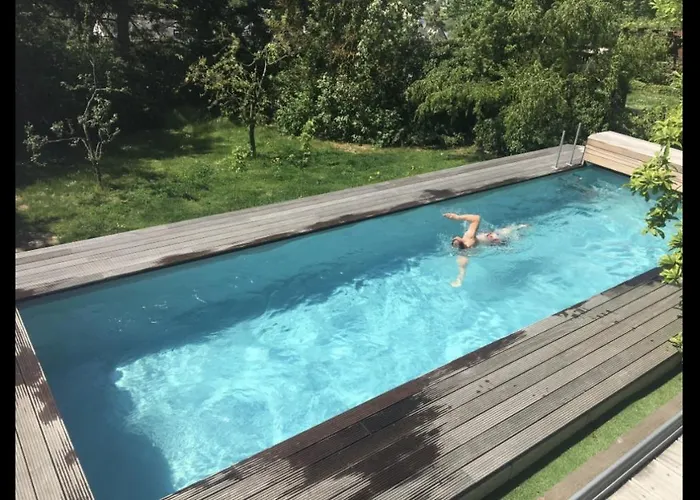 Doppelzimmer In Der Naturpark Rheinblick, Ruhig, Aussicht, Pool Daire *